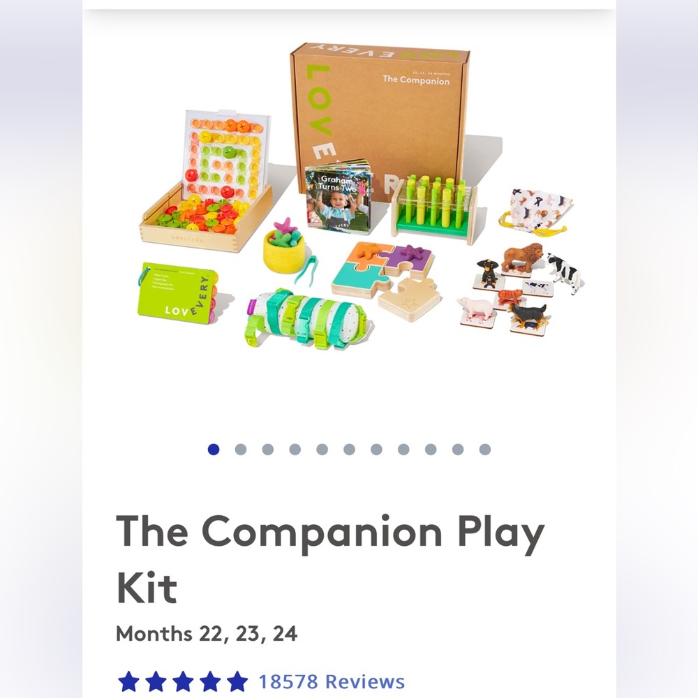 Lovevery playkit 22, 23, 24 months